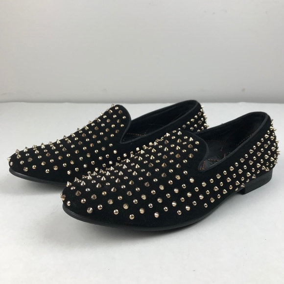 studded smoking slippers